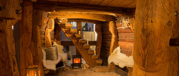 Saunaschiff mit Kuschelecken Saunaschiff mit Kuschelecken